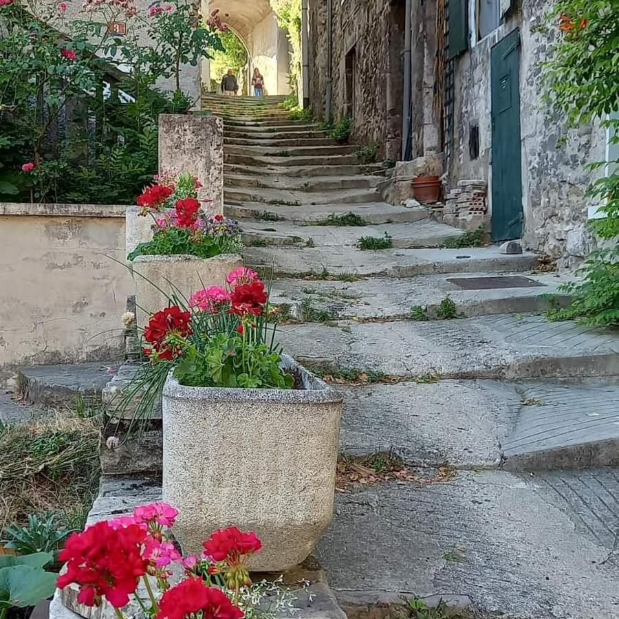 Ferienwohnung Au Bonheur Suspendu Pont-en-Royans Exterior foto
